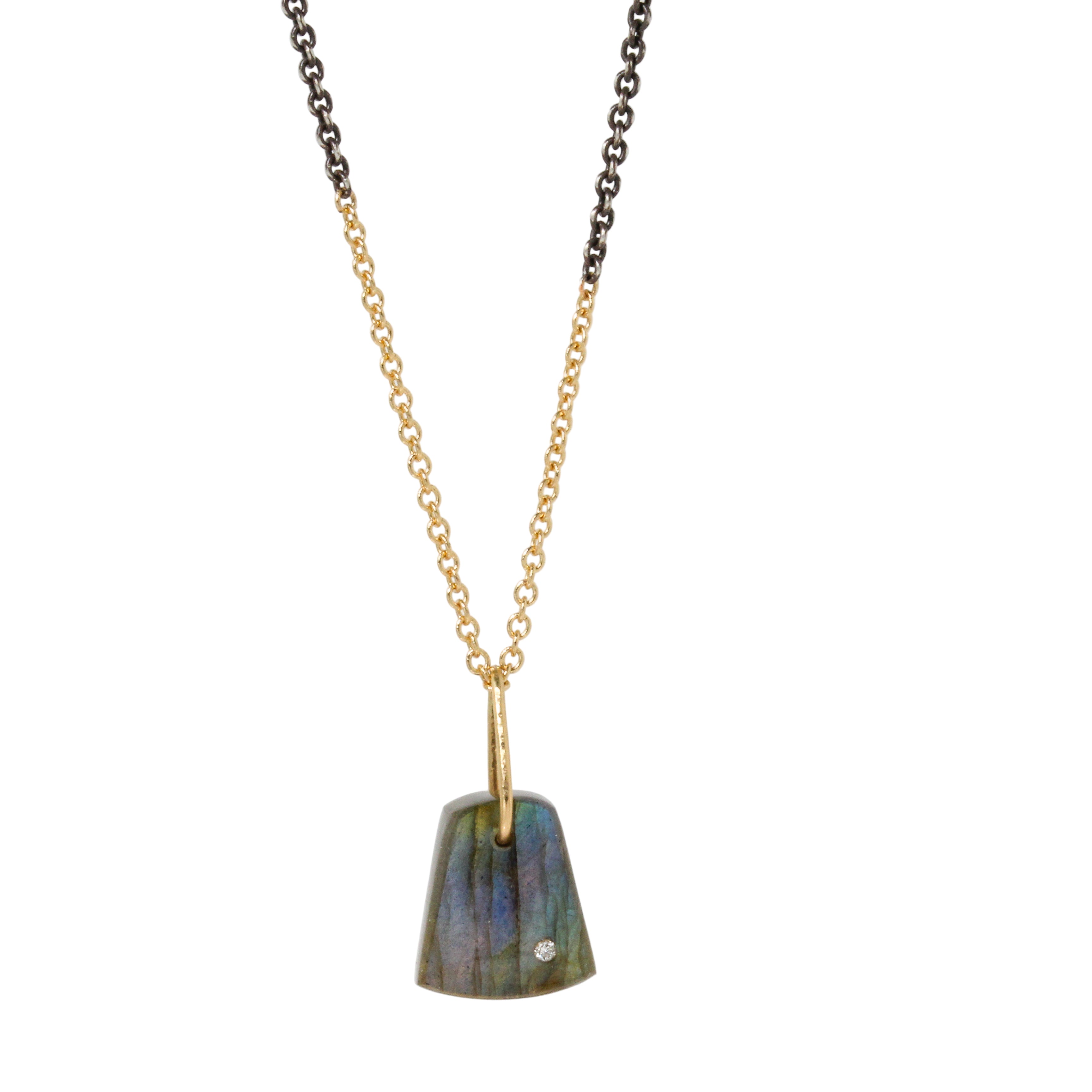 Labradorite Prism Necklace-Karin Luvaas