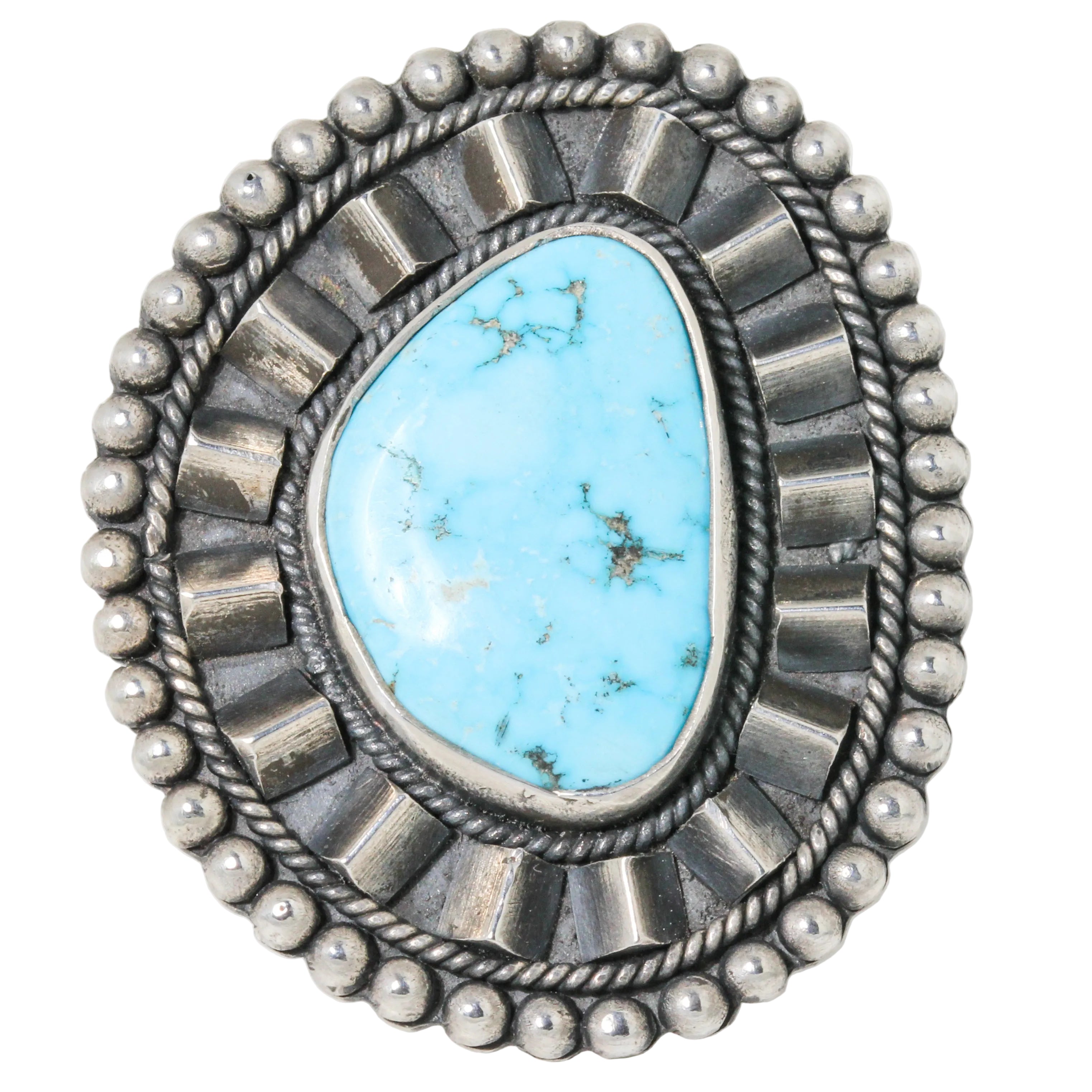 Large Nomad Turquoise Shad Ring-Southwest
