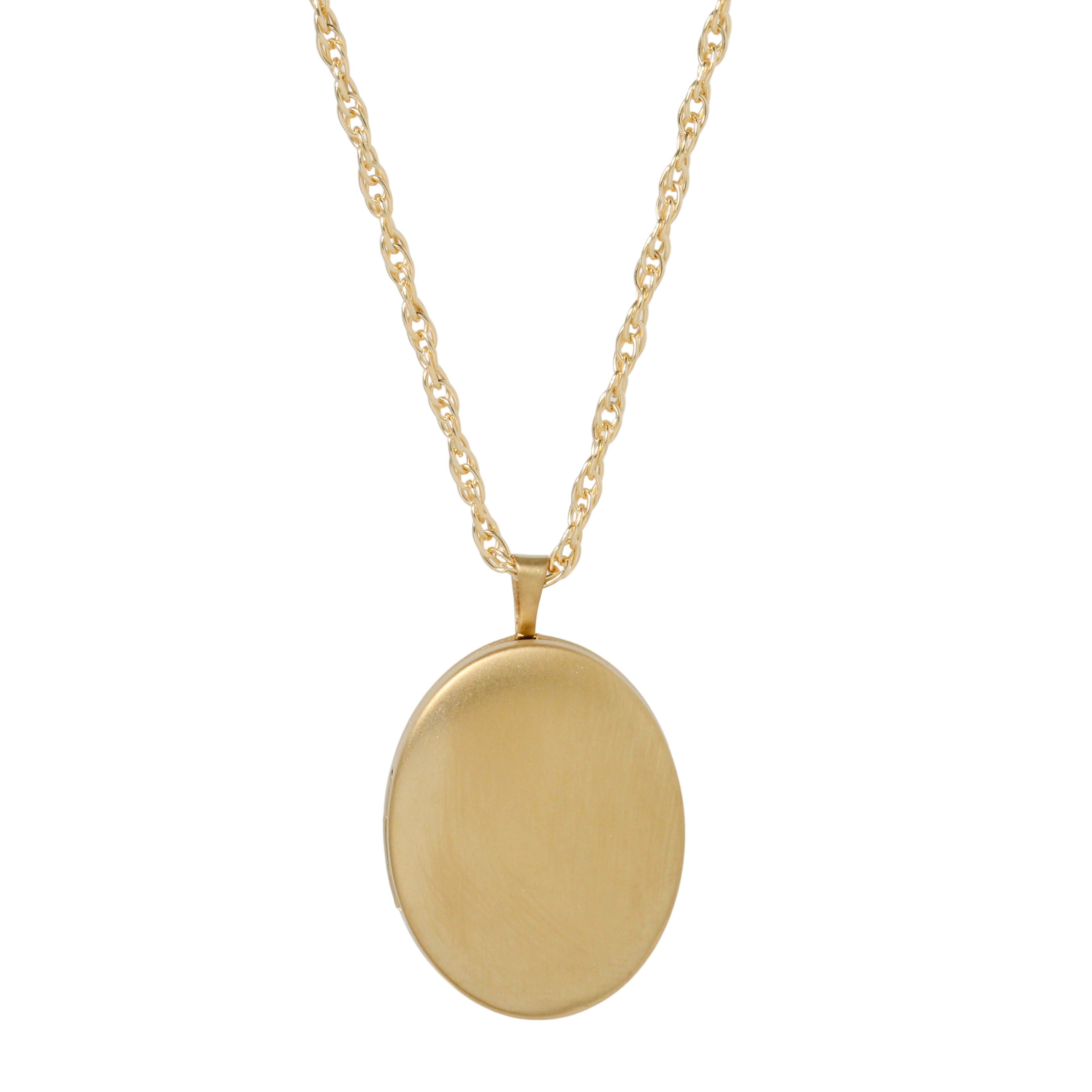 Large Oval Locket Necklace-Chemistry Jewelry