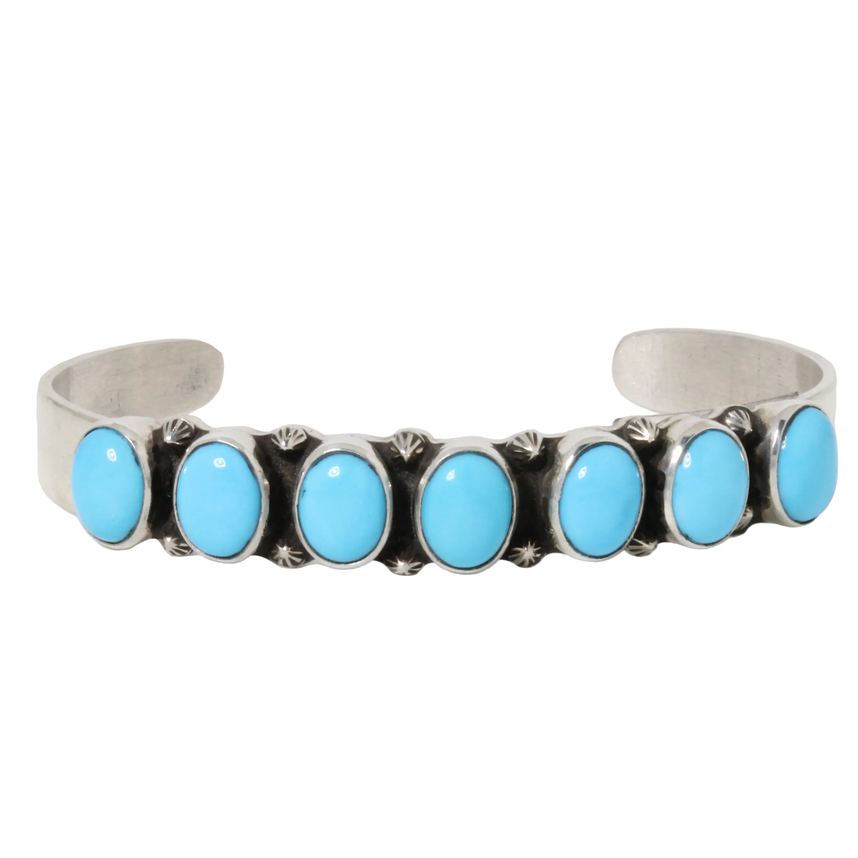 Lucky Seven Cuff Bracelet by Lloyd Martinez-Southwest