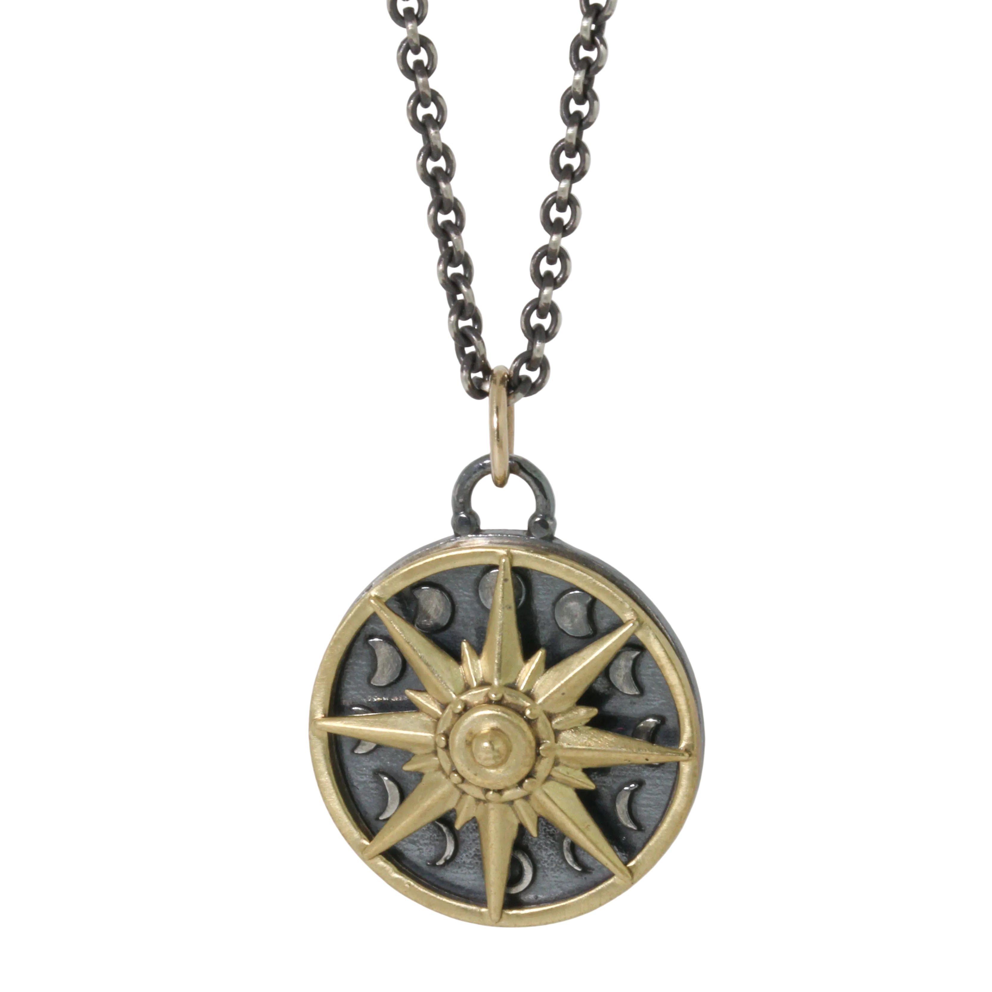 Lunar Compass Necklace-Lulu Designs