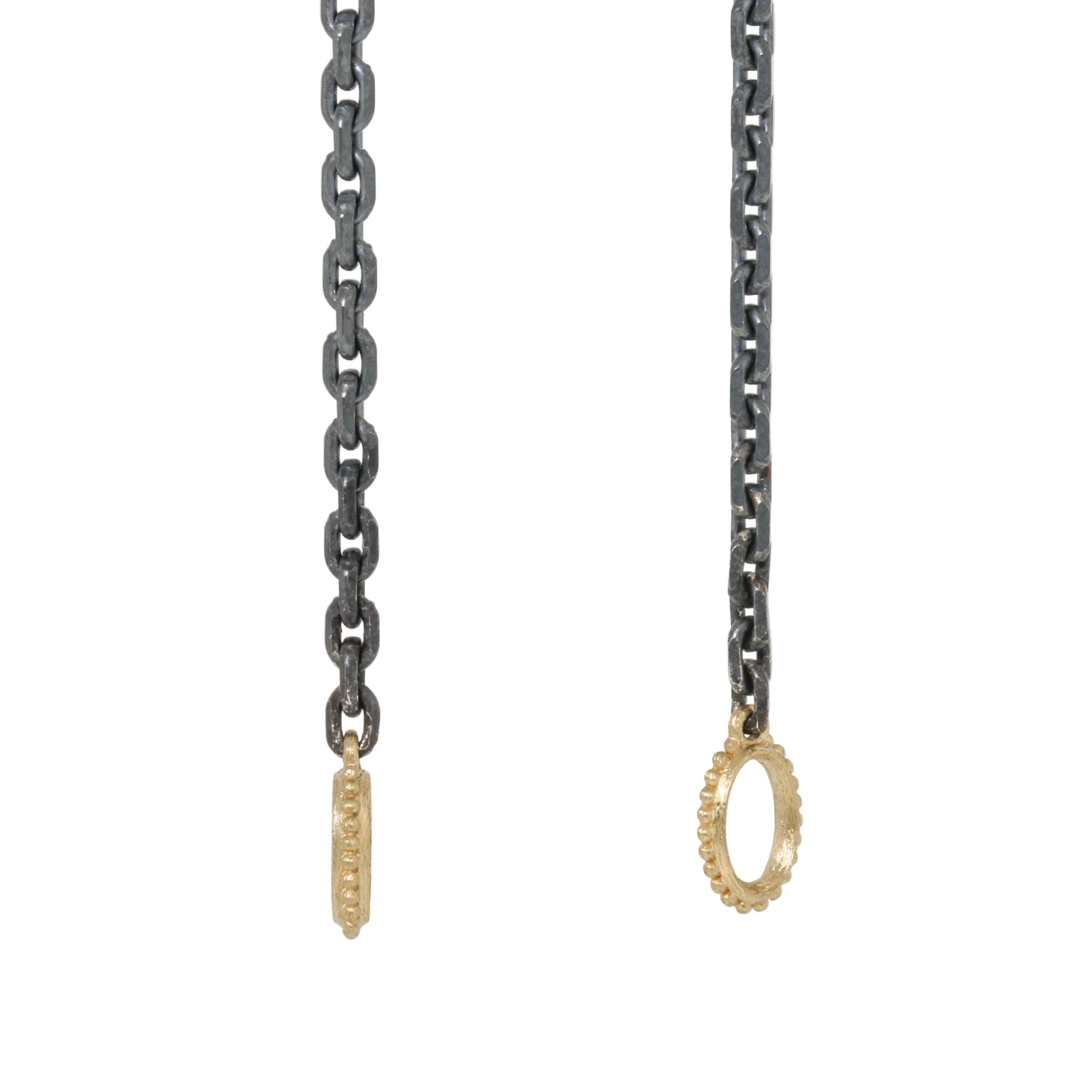 Medium Rectangle Link Open Granule End Chain-Erica Molinari