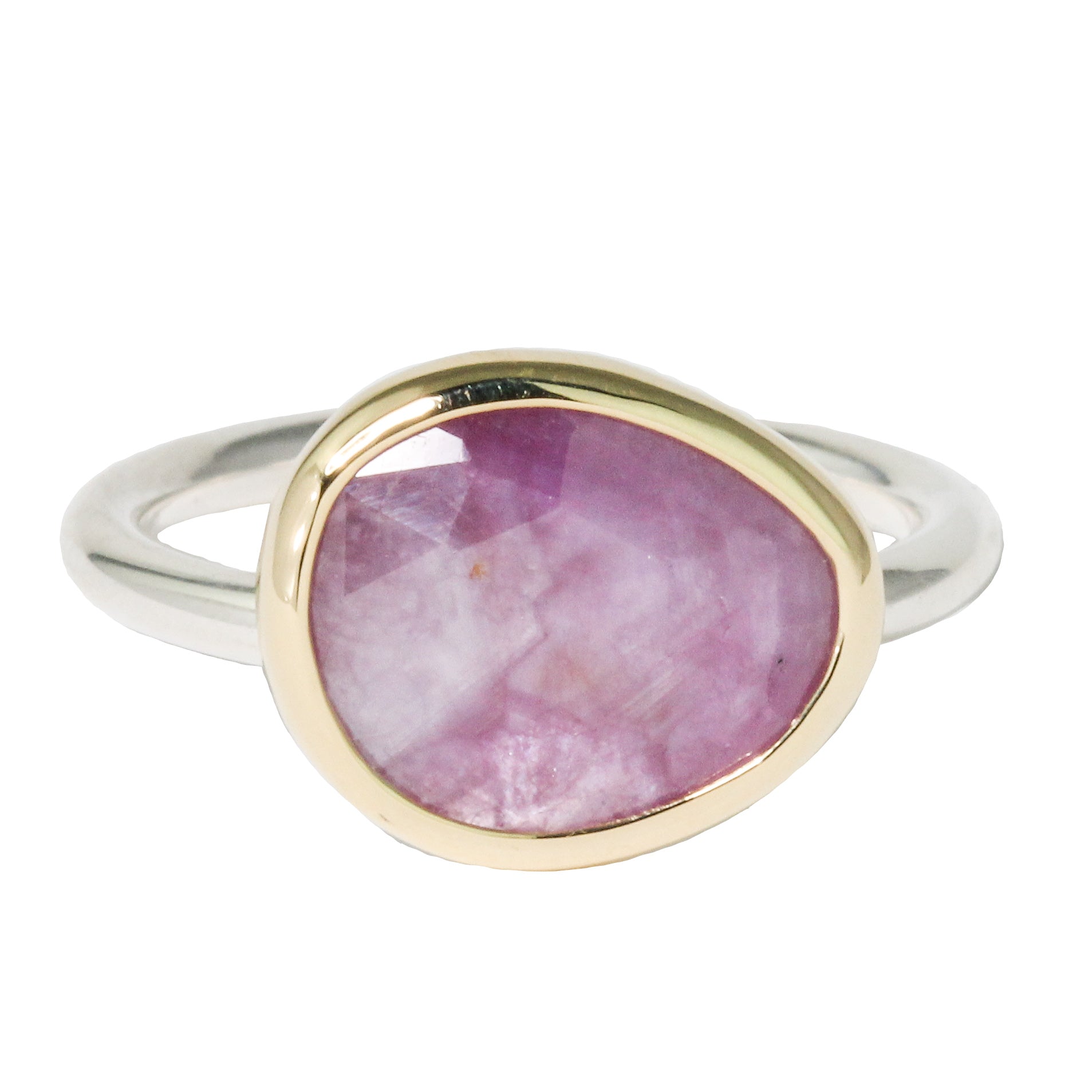 Metallic Pink Sapphire Ring-Sara Thompson