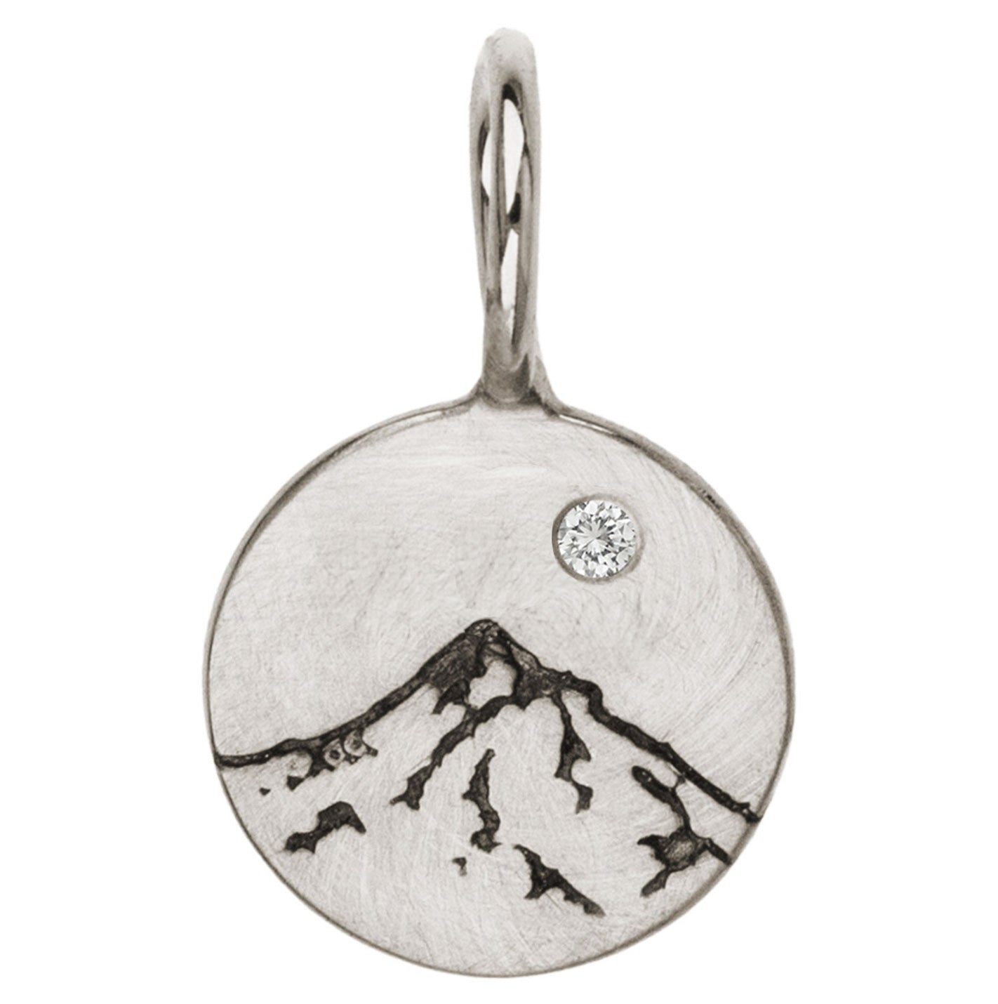 Mini Round Mt Hood Charm-Heather B. Moore