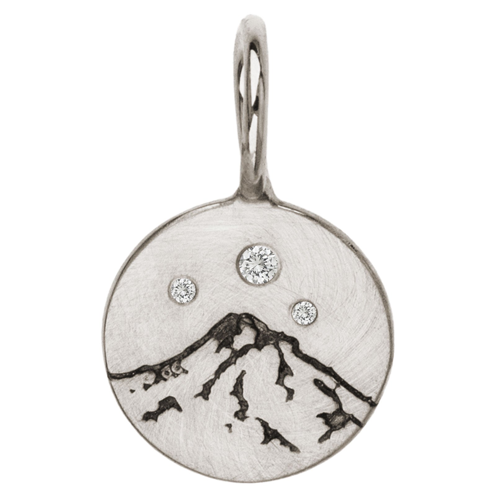 Mini Round Mt Hood Charm-Heather B. Moore