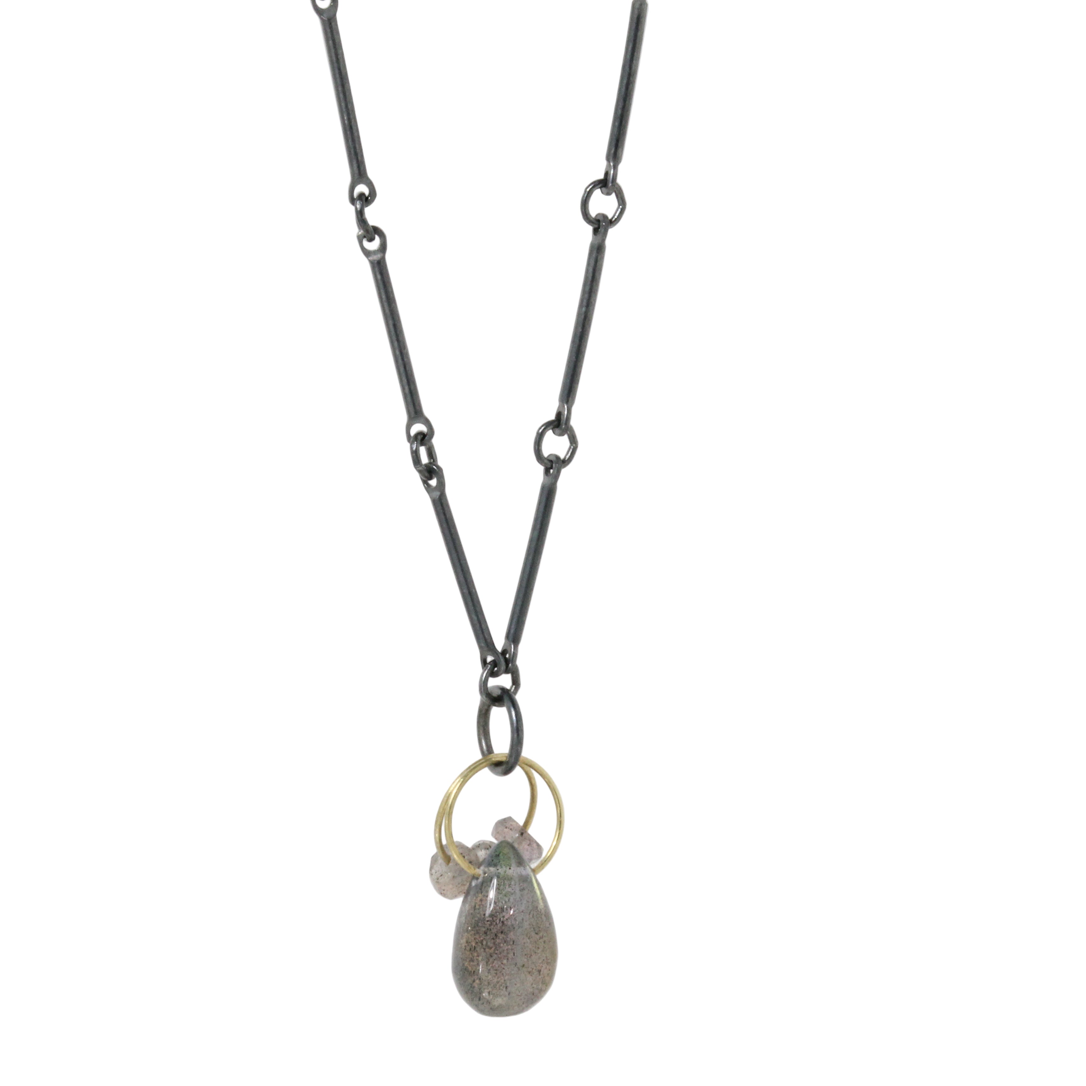 Mini Tangle Labradorite Necklace-Heather Guidero