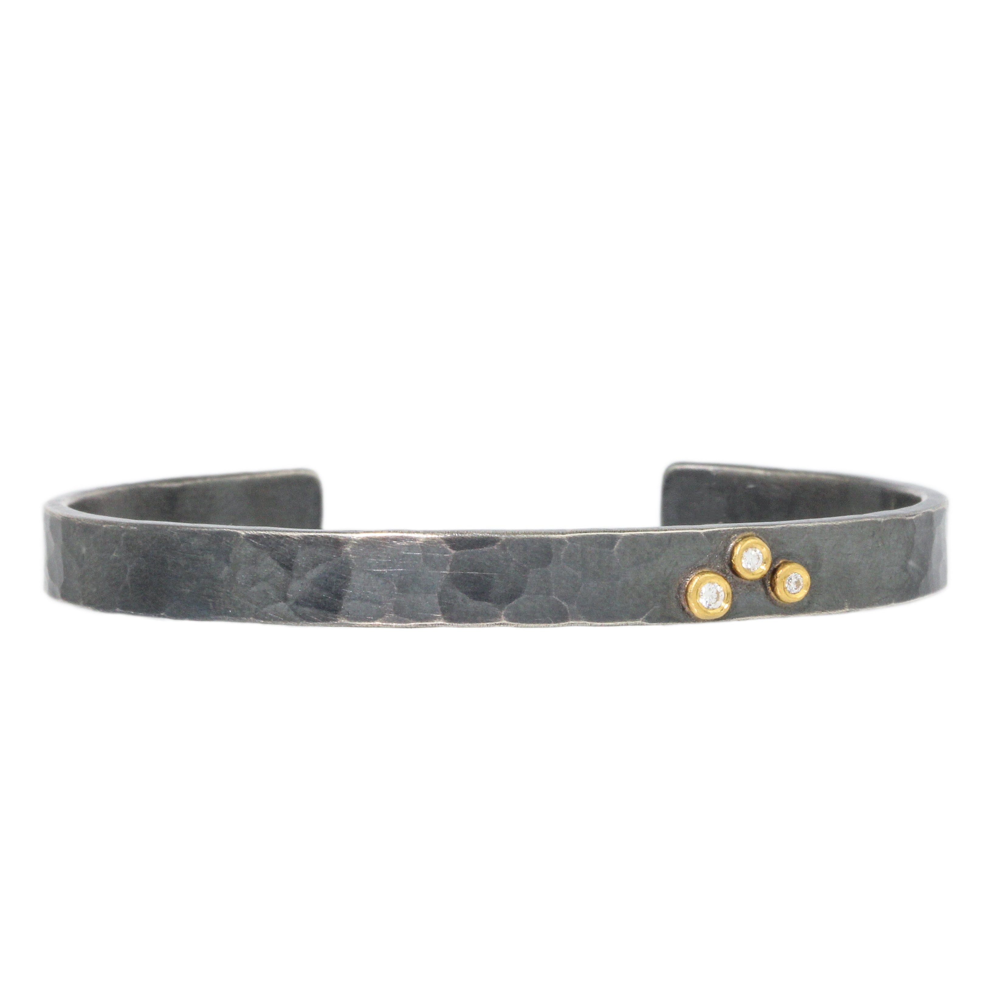 Miriam Diamond Cuff Bracelet-Annie Fensterstock