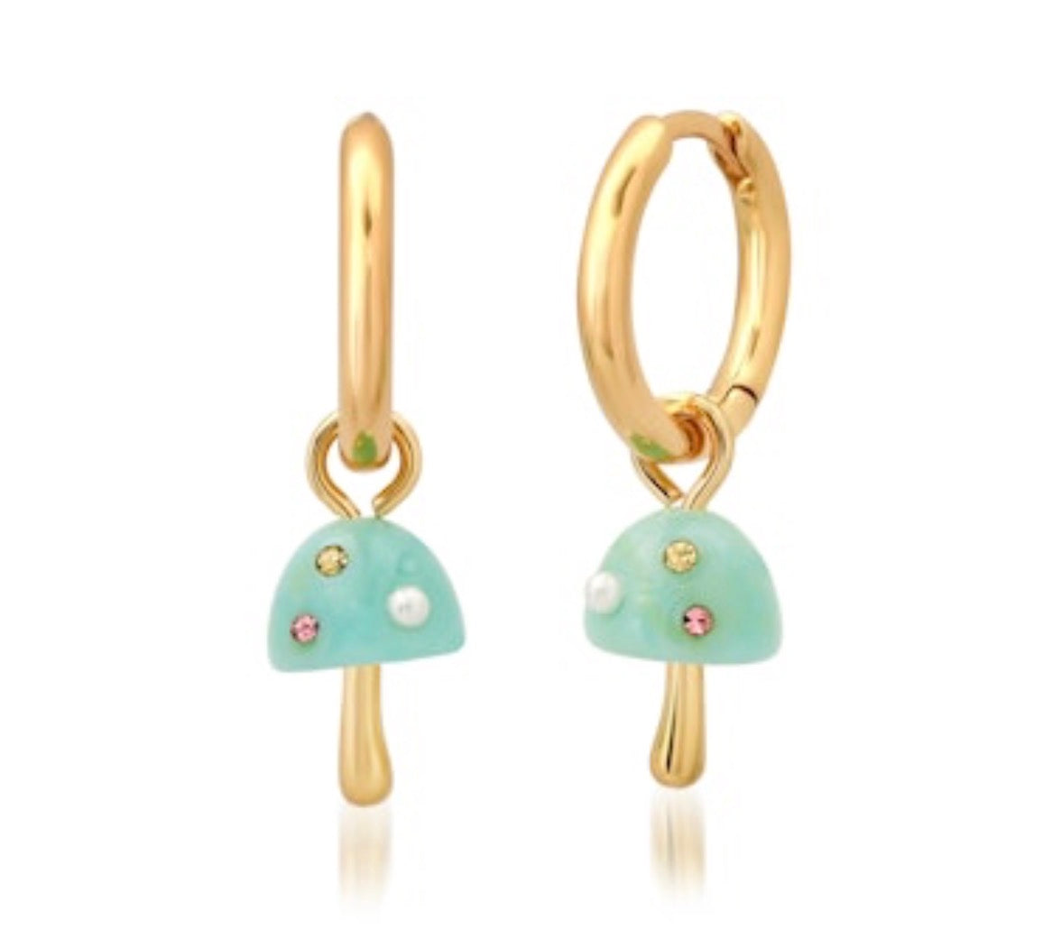 Mushroom Drop Hoops-TAI