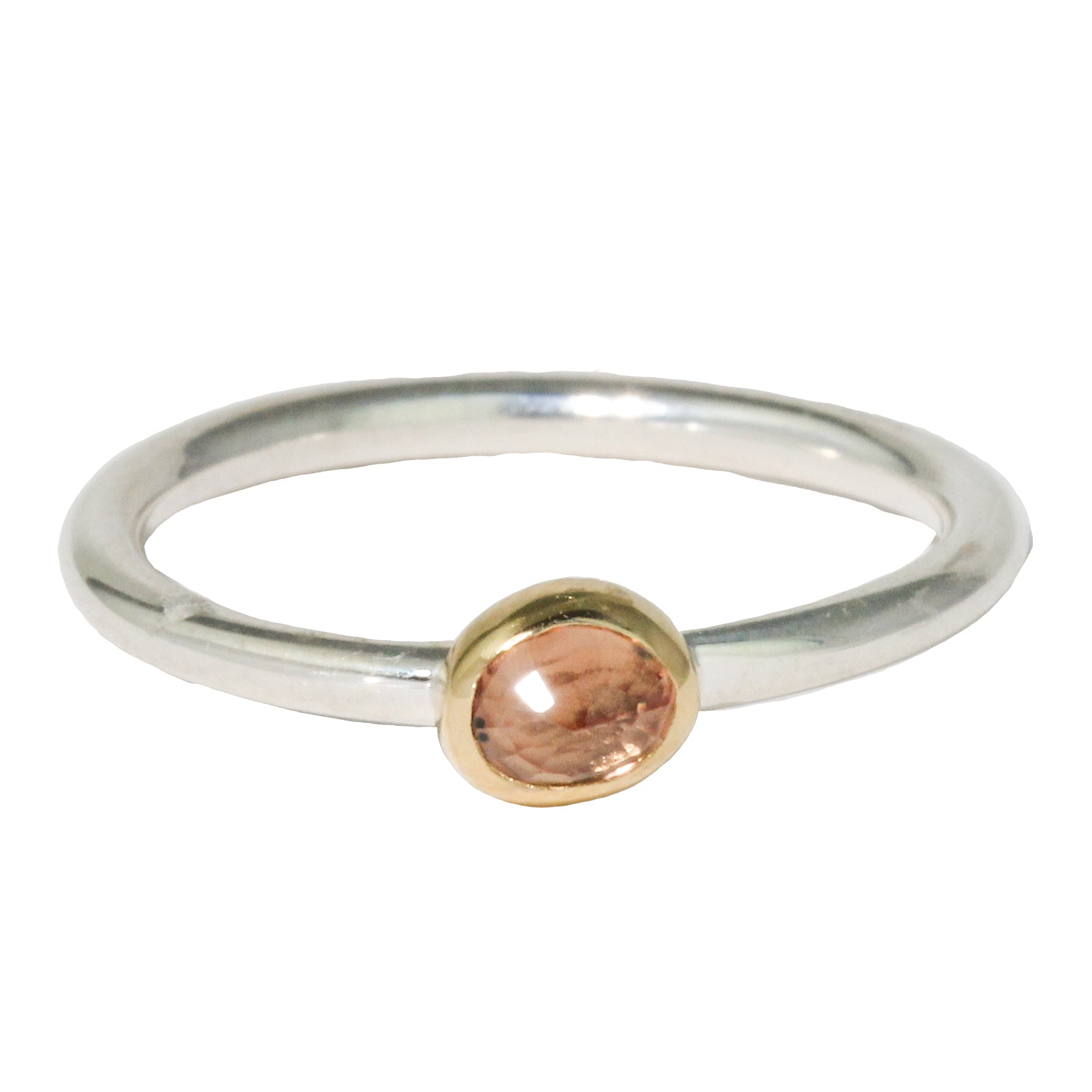 Orange Sapphire Stacking Ring-Sara Thompson