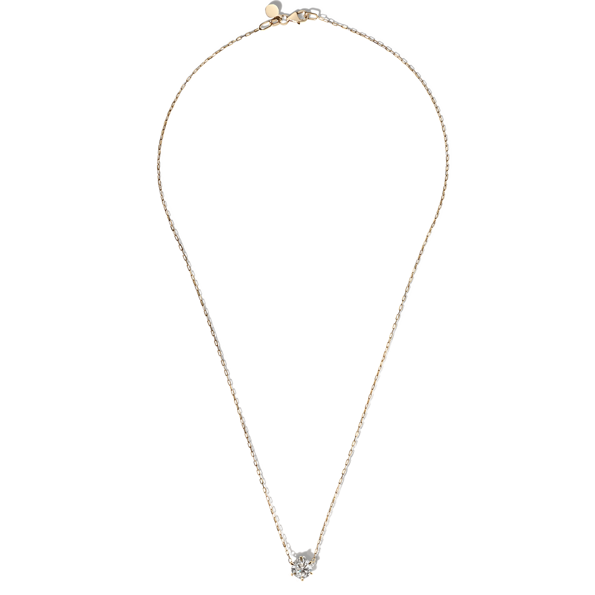 Round Diamond Pendant Necklace