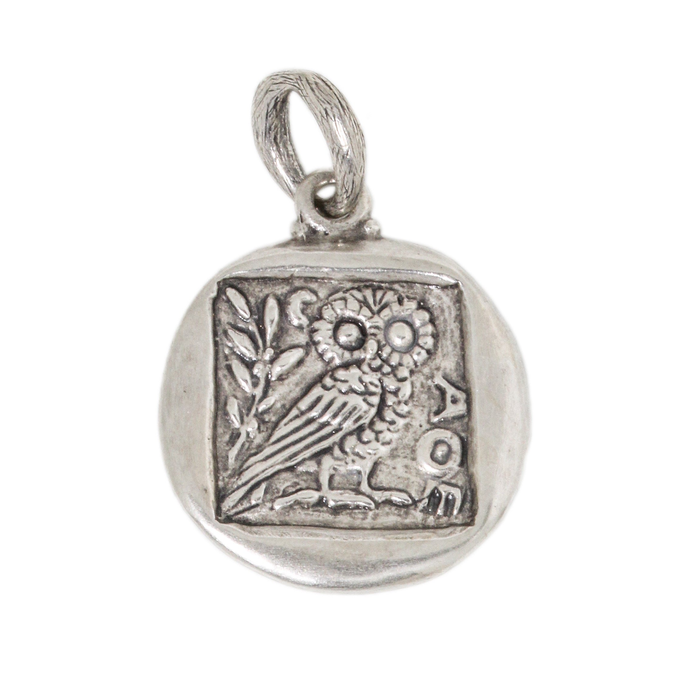 Owl & Flower Charm-Erica Molinari