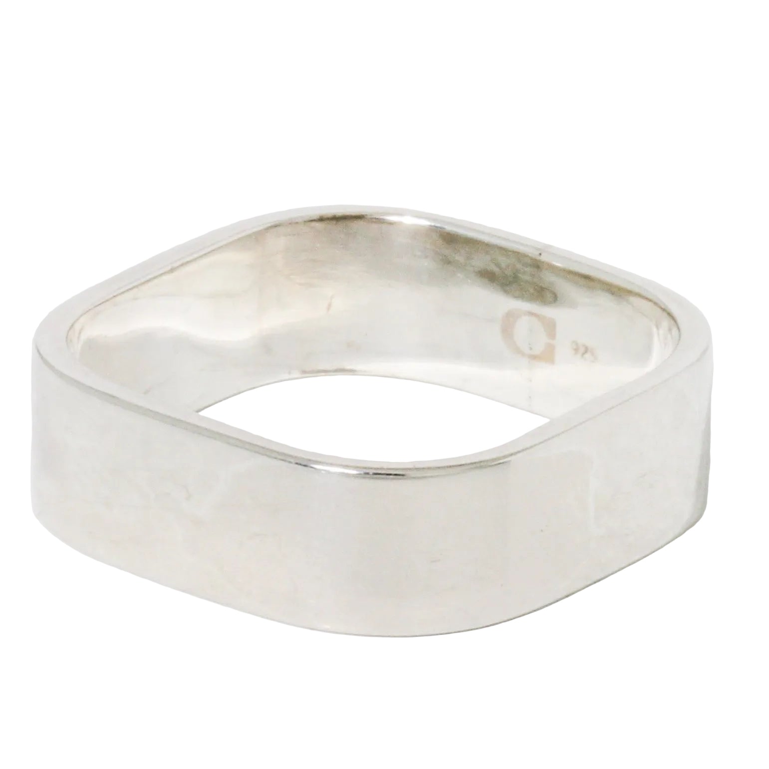 Polly Sterling Silver Square Ring-Stephanie Cachard