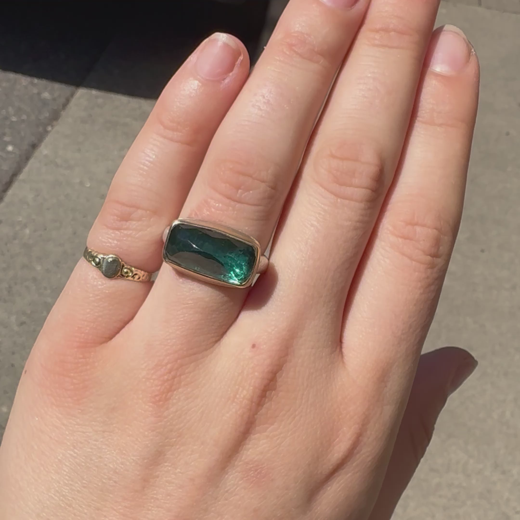 Indicolite Ring