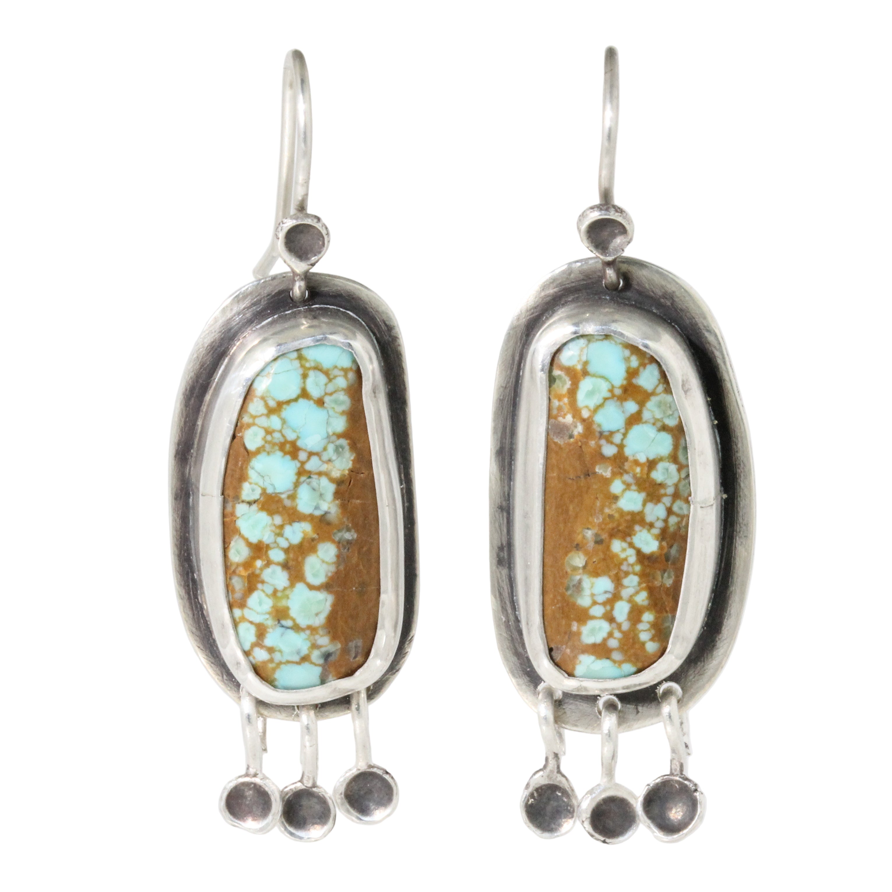 Royston Turquoise Earrings-Glacier Lily