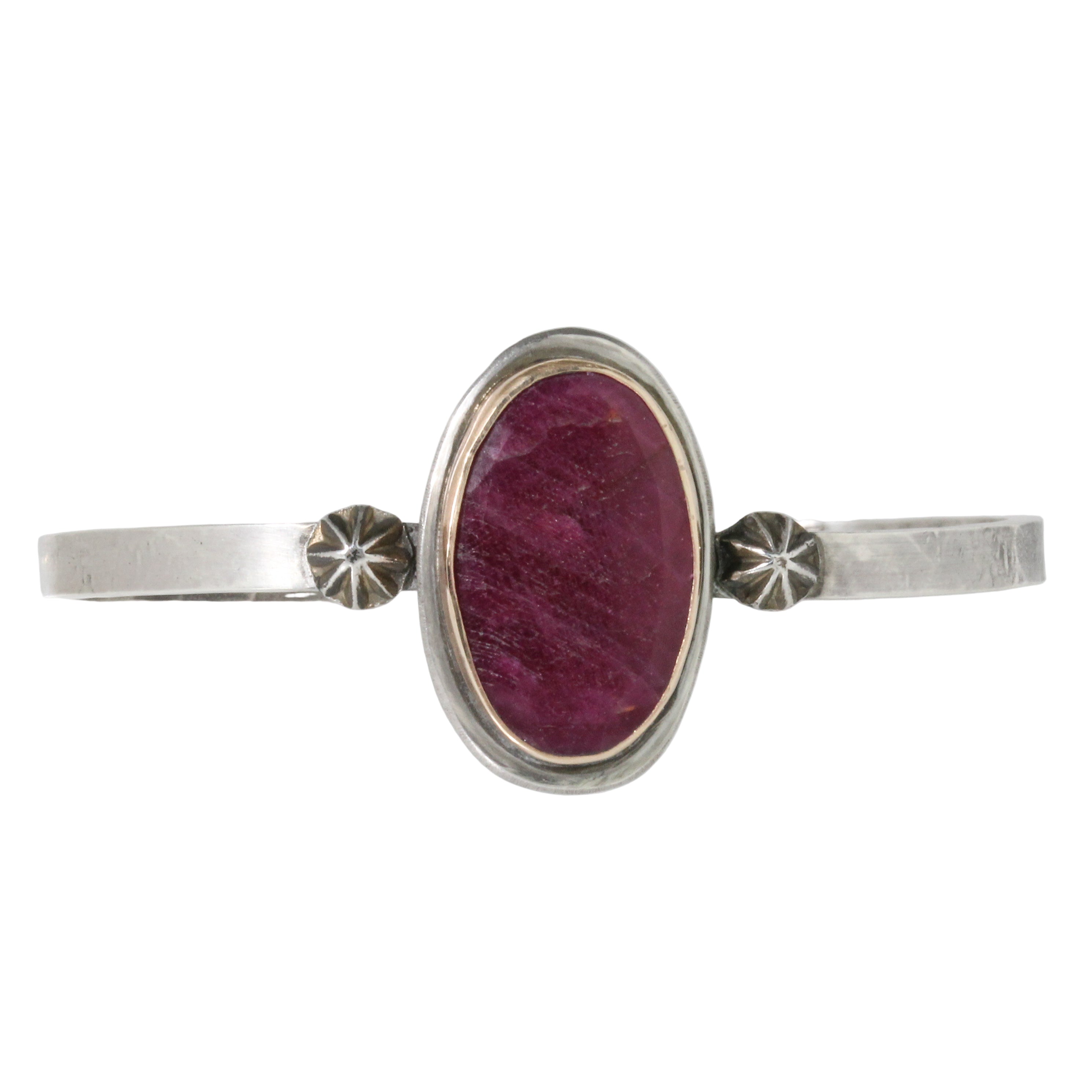 Ruby Cuff Bracelet-Glacier Lily