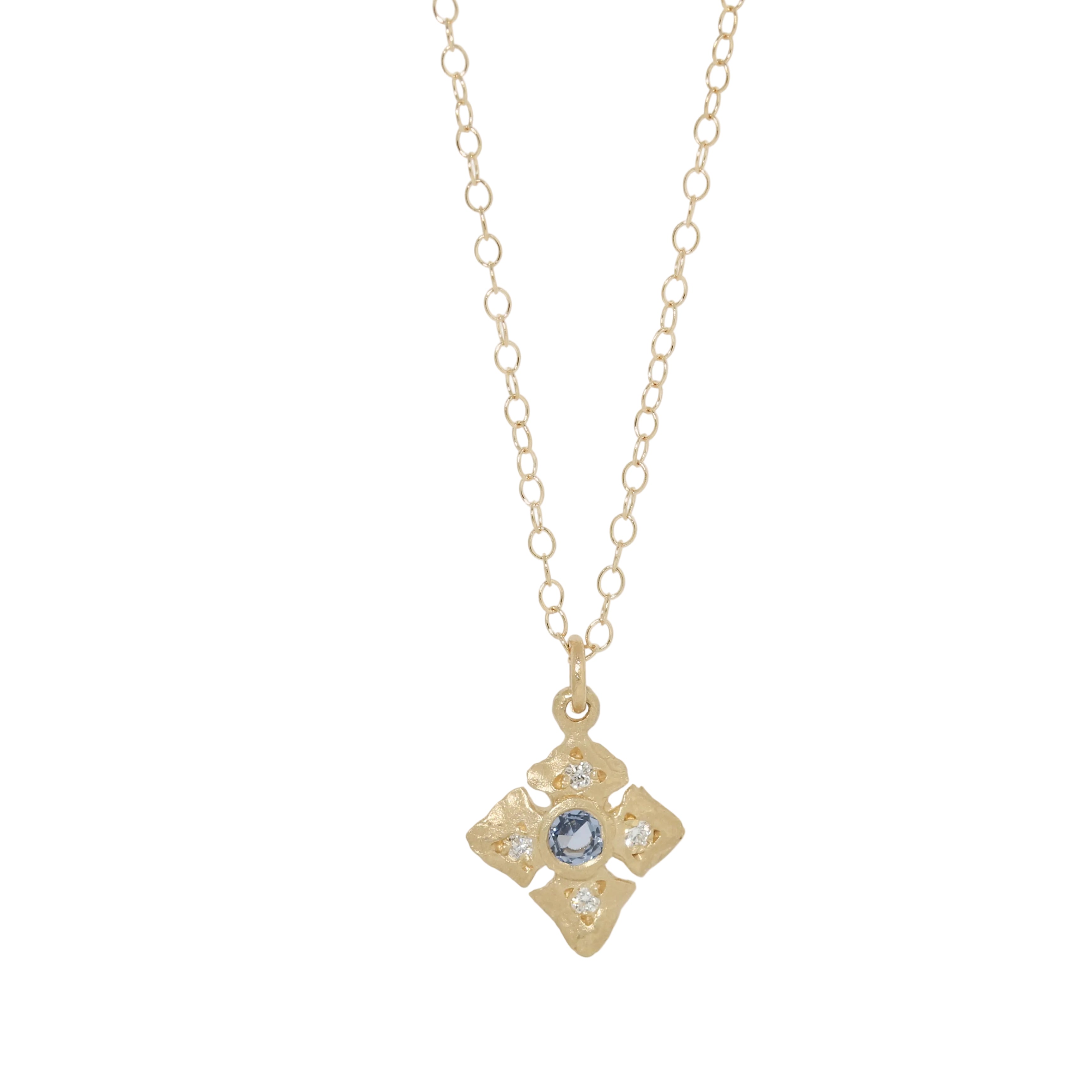 sapphire-diamond-hammered-cross-necklace-victoria-cunningham