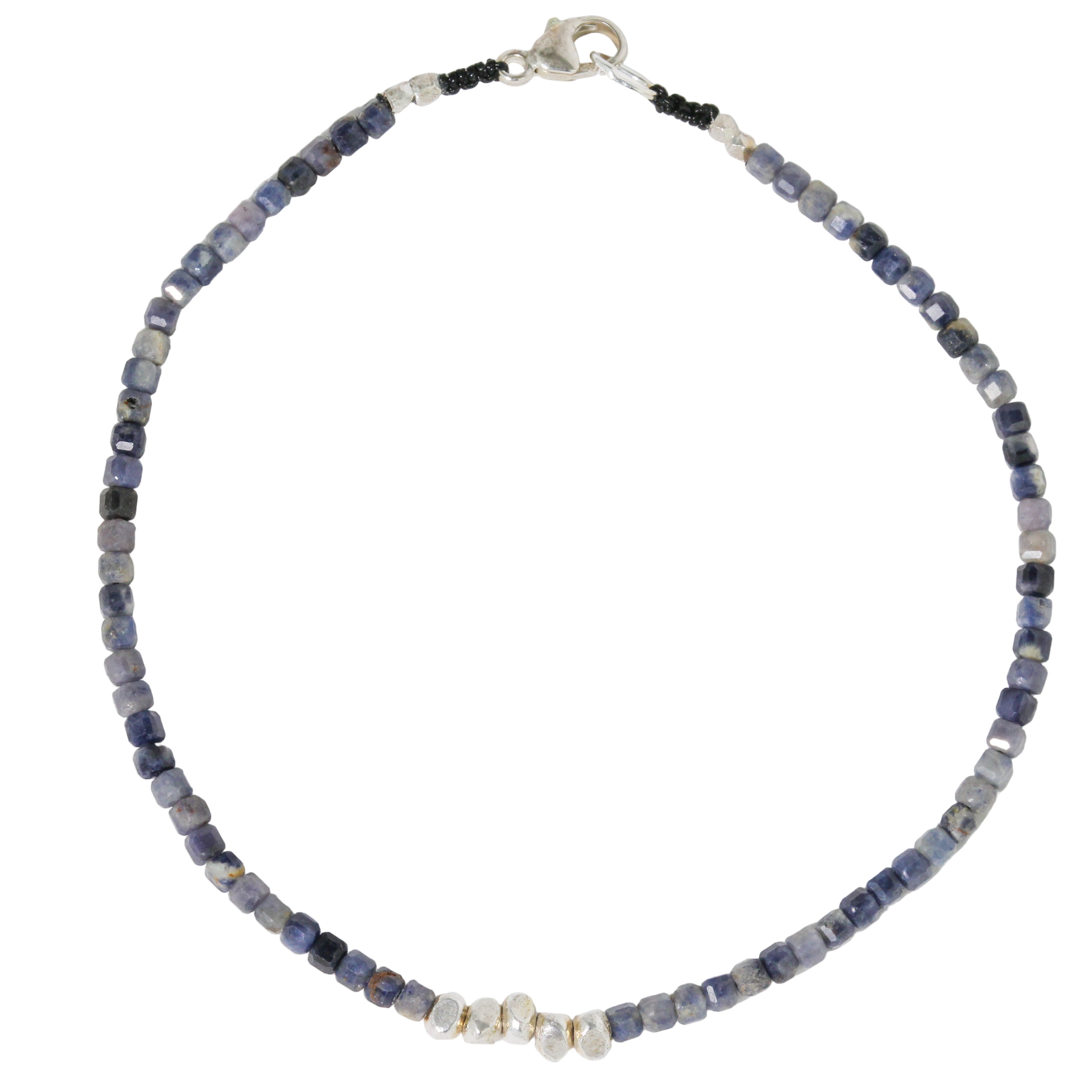 Sapphire & Silver Bracelet No. 159-Margaret Solow