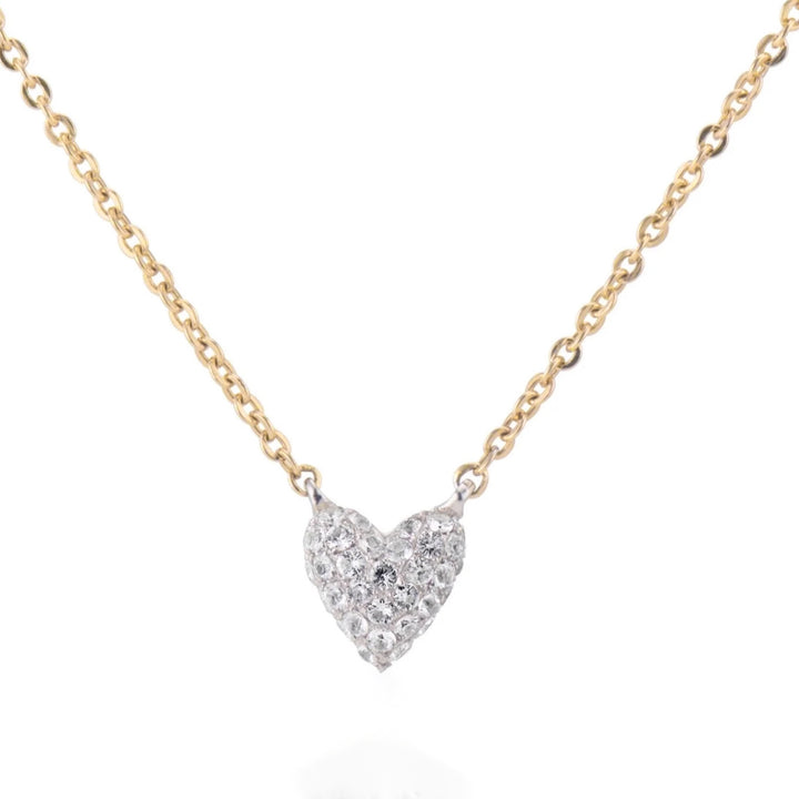Sweet Puff Heart Necklace
