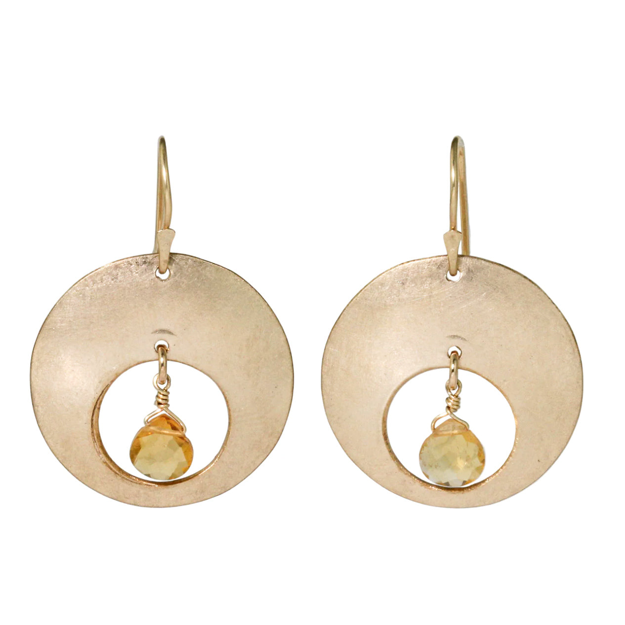 Luna Citrine Earrings