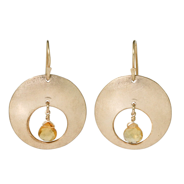 Luna Citrine Earrings
