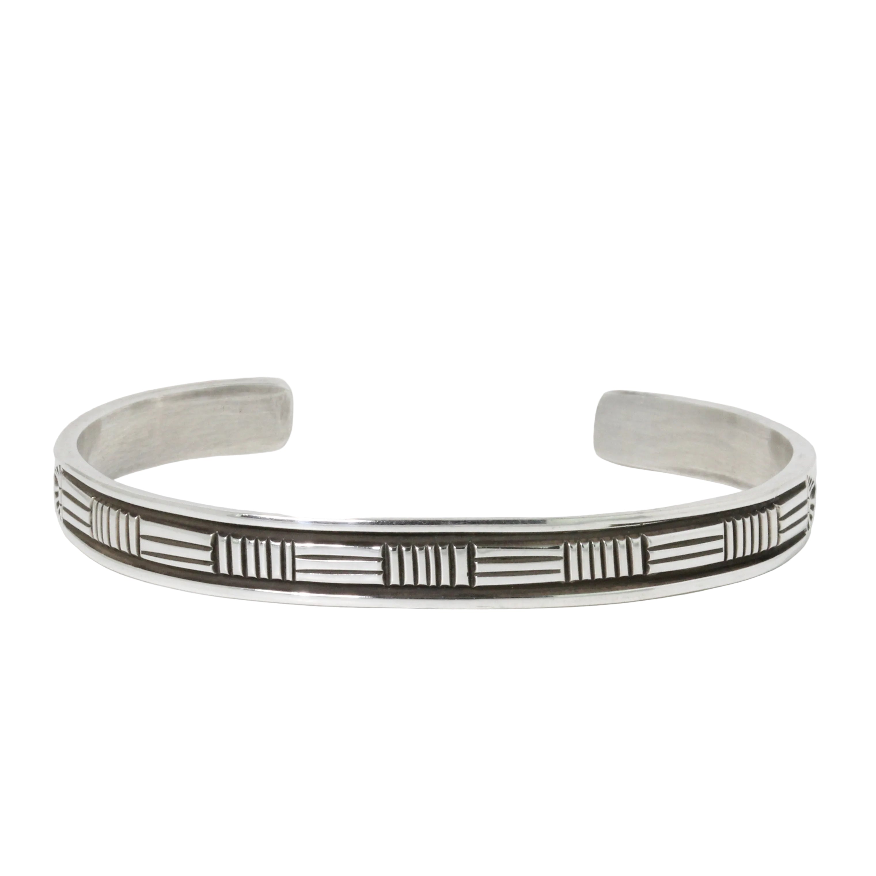 Silver Cuff Bracelet by Bruce Morgan-Southwest