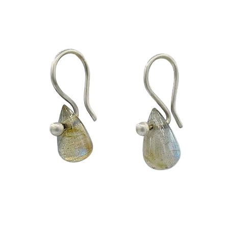 Small Stone Drop Earrings-Jane Diaz