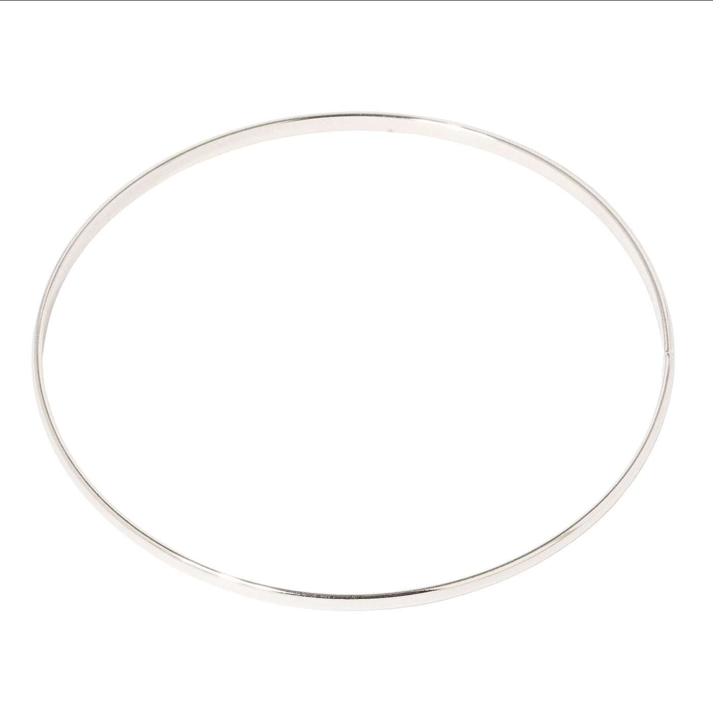 Smooth Sterling Bangle-Chemistry Jewelry