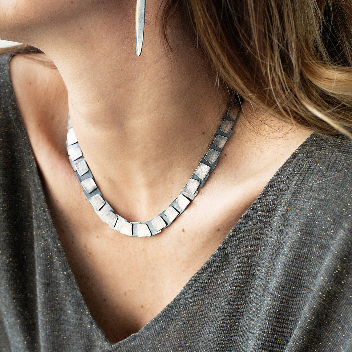 Square Pivot Necklace-Austin Titus