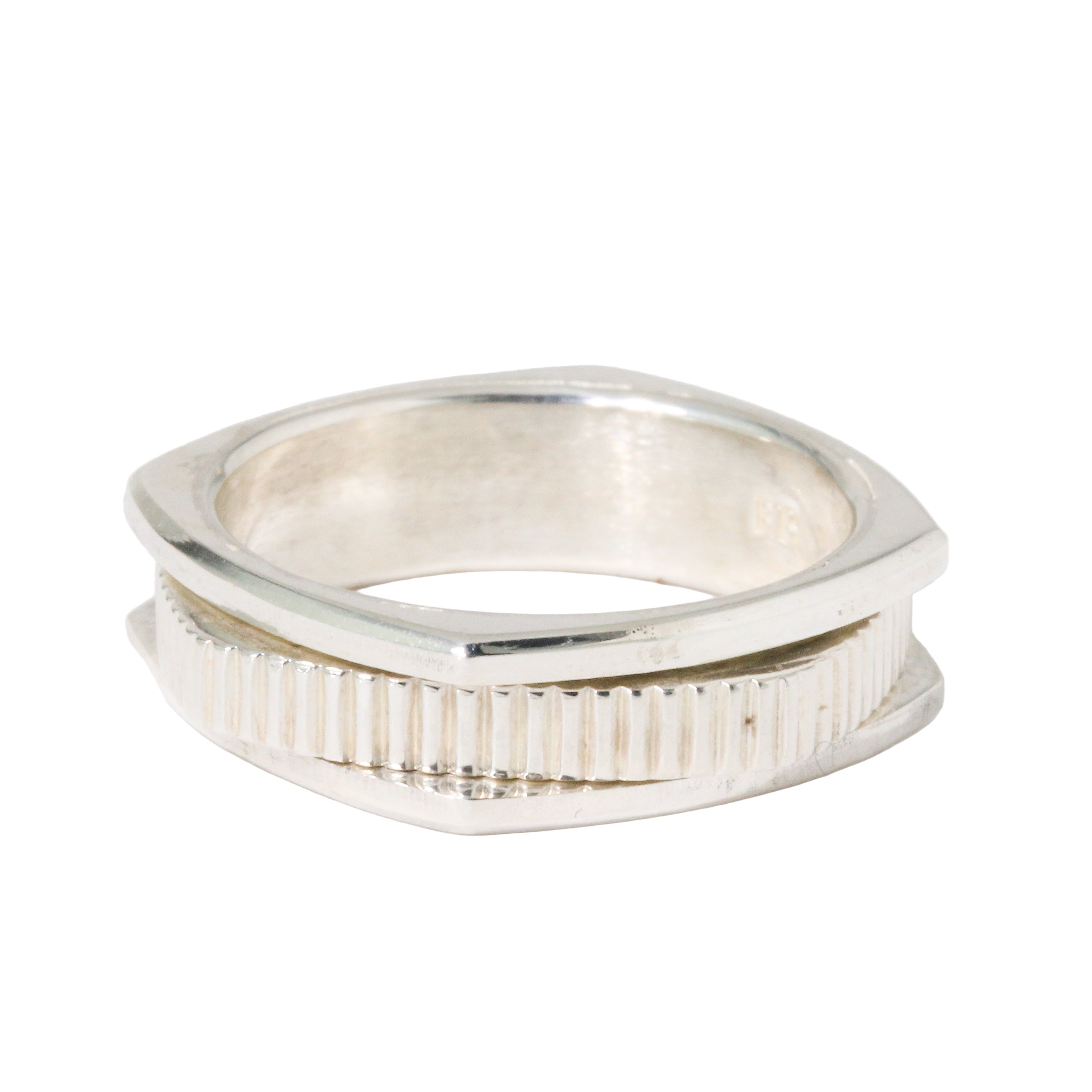 Squared Spinner Ring-Emma Brooke