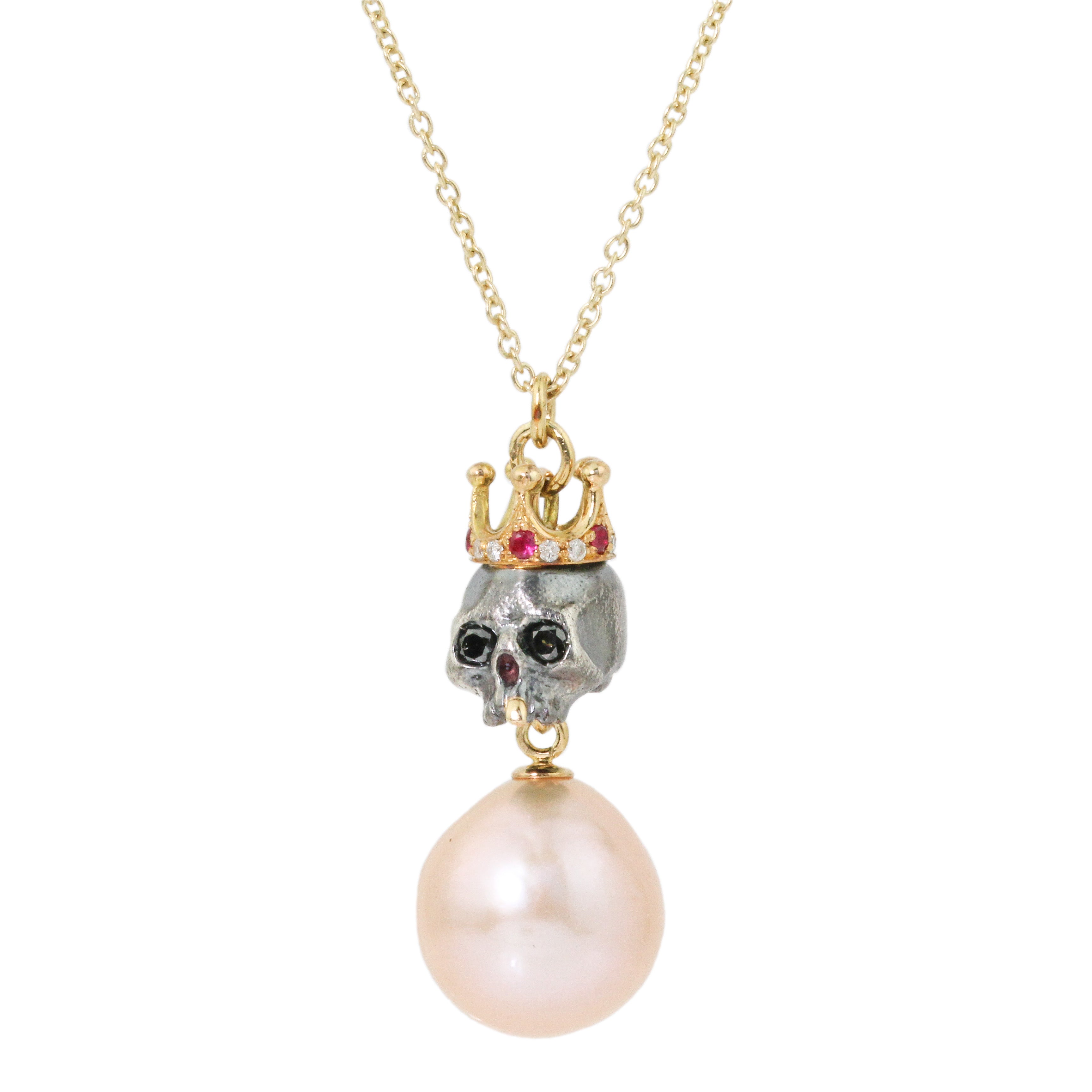 The Royal Skull Necklace-Rachel Quinn