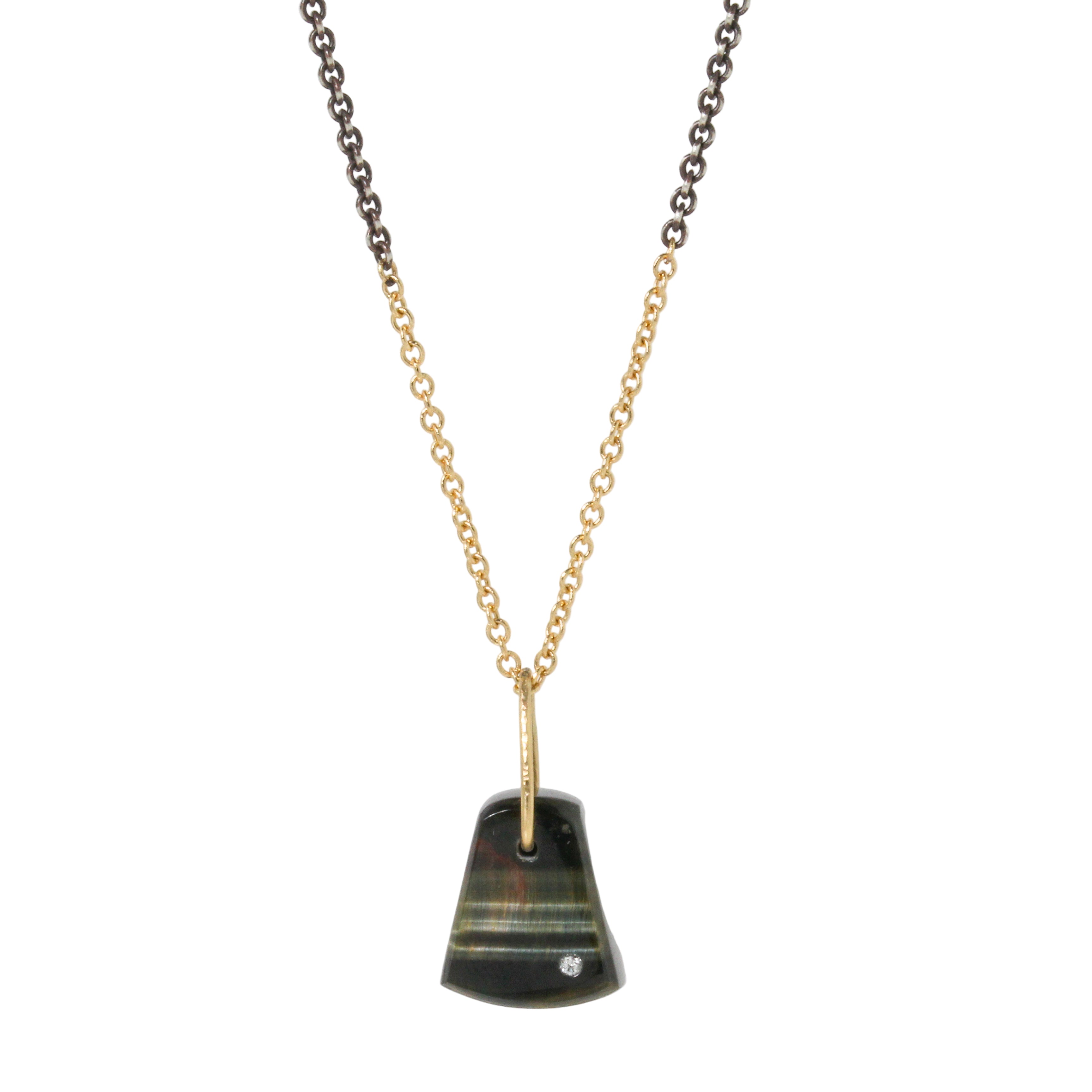 Tiger's Eye Prism Necklace-Karin Luvaas