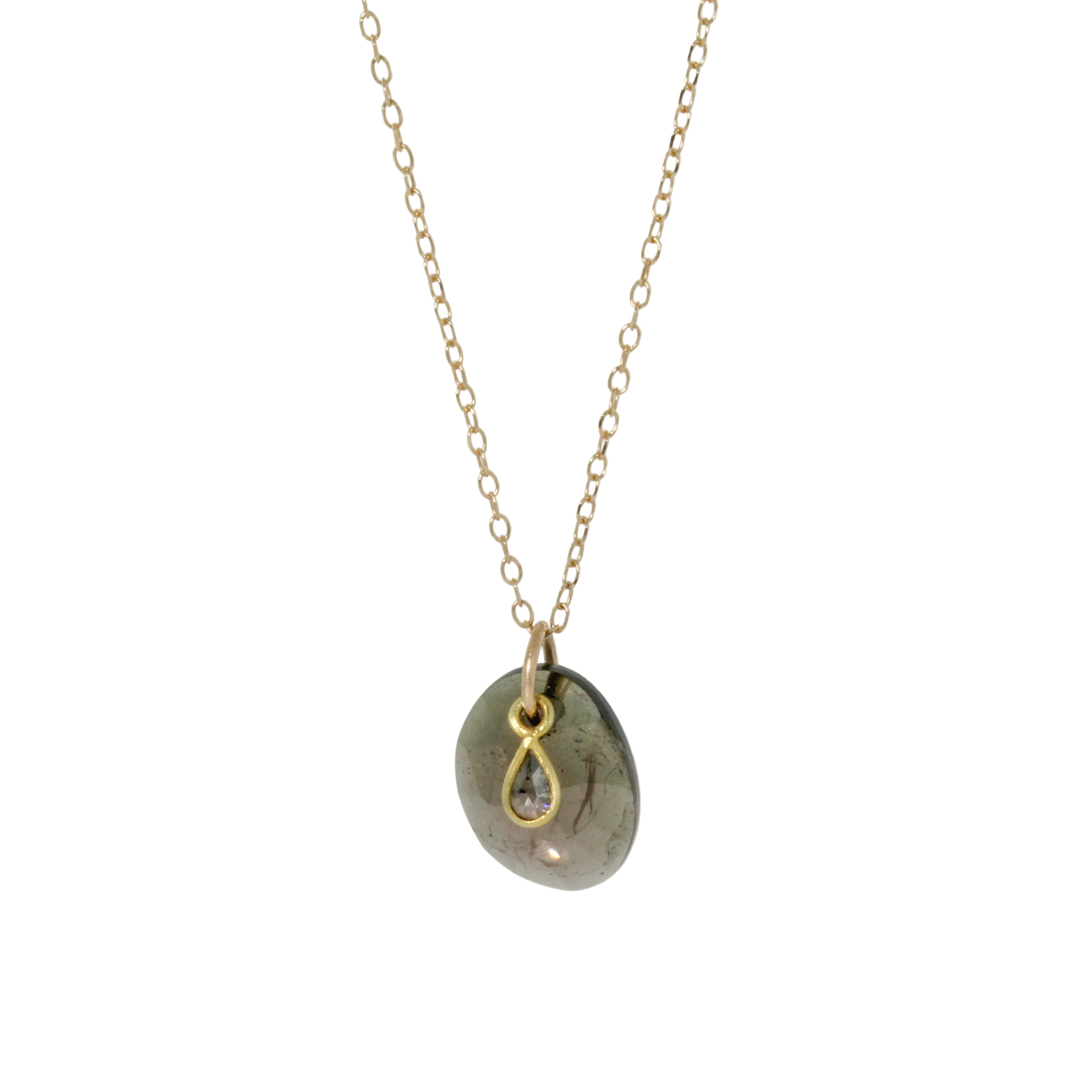Tourmaline + Diamond Necklace-Margaret Solow