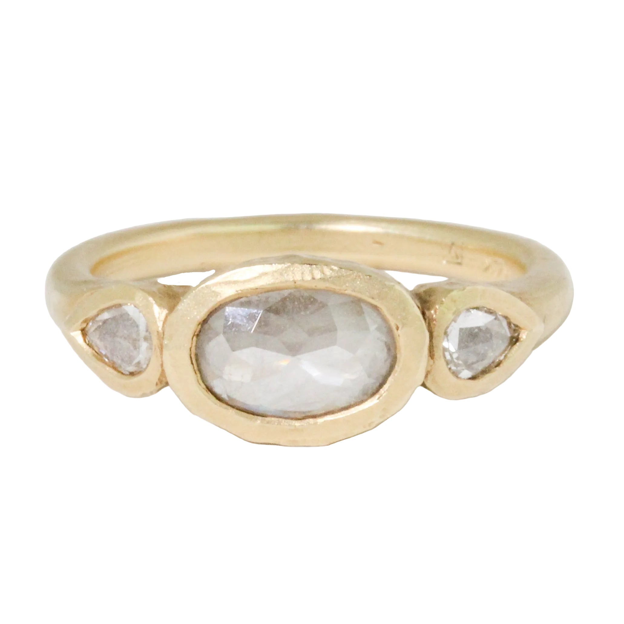 Triple Rose 1.10tcw Diamond Ring-Victoria Cunningham