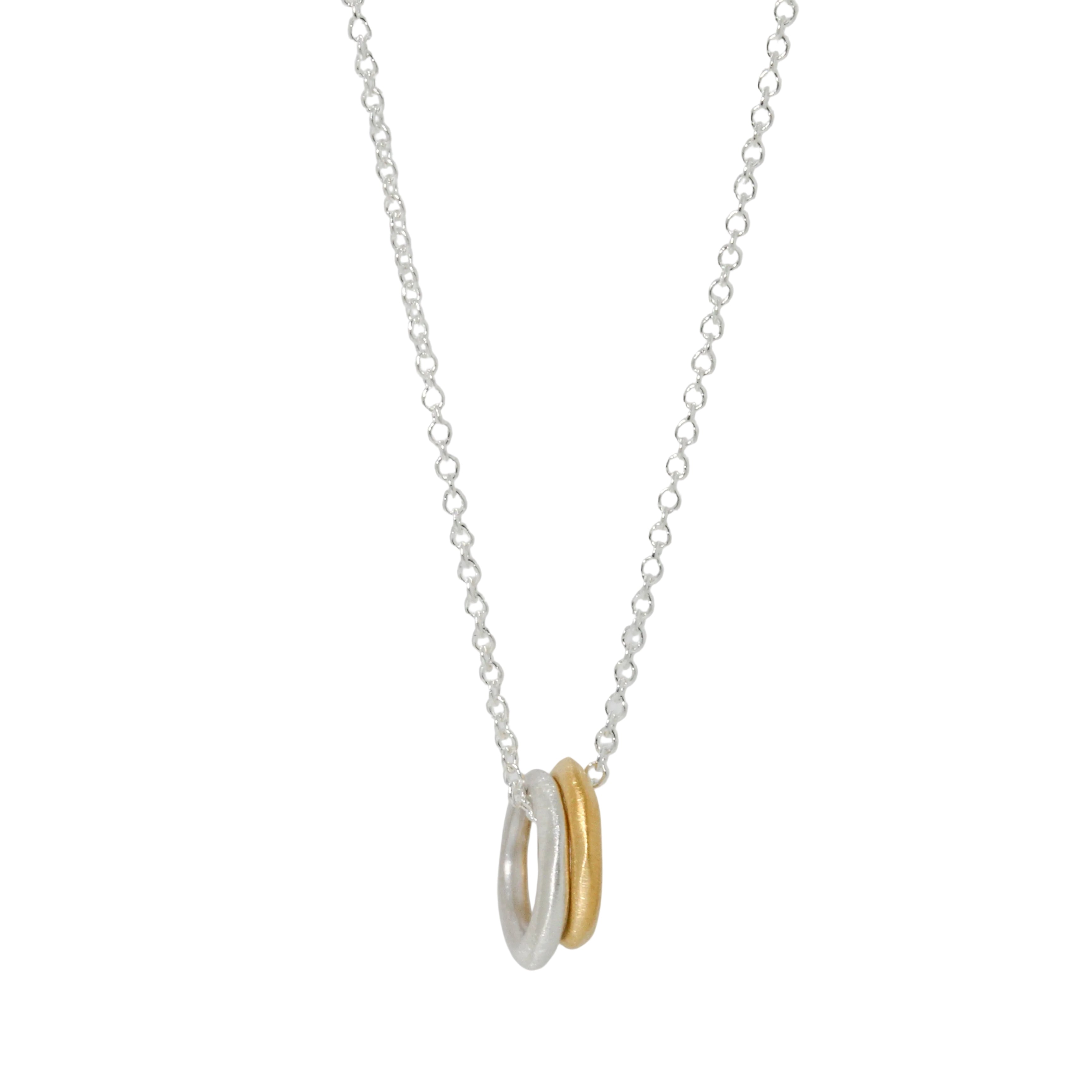 Two Little Circles Necklace-Philippa Roberts