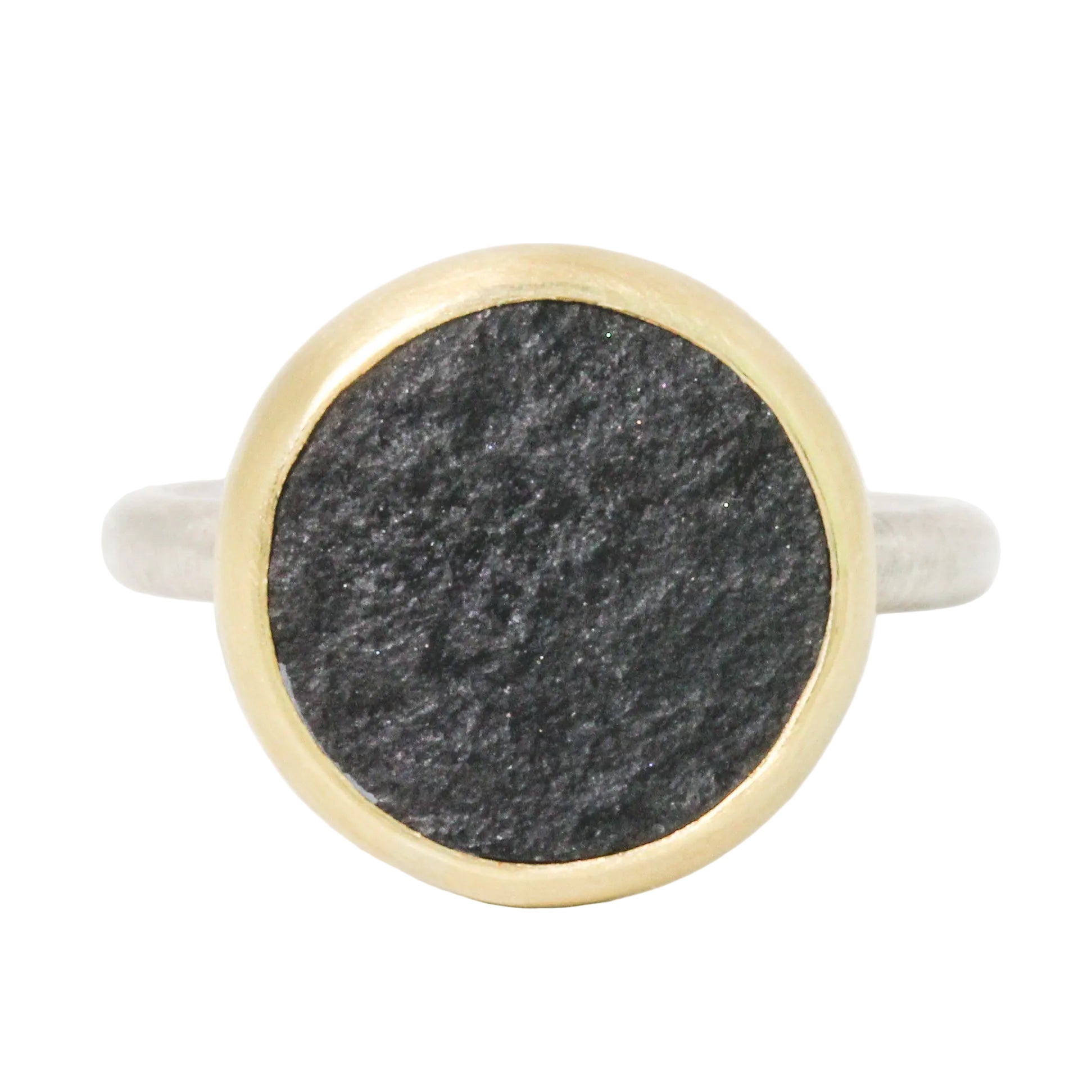 Wyoming Black Jade Ring-Heather Guidero