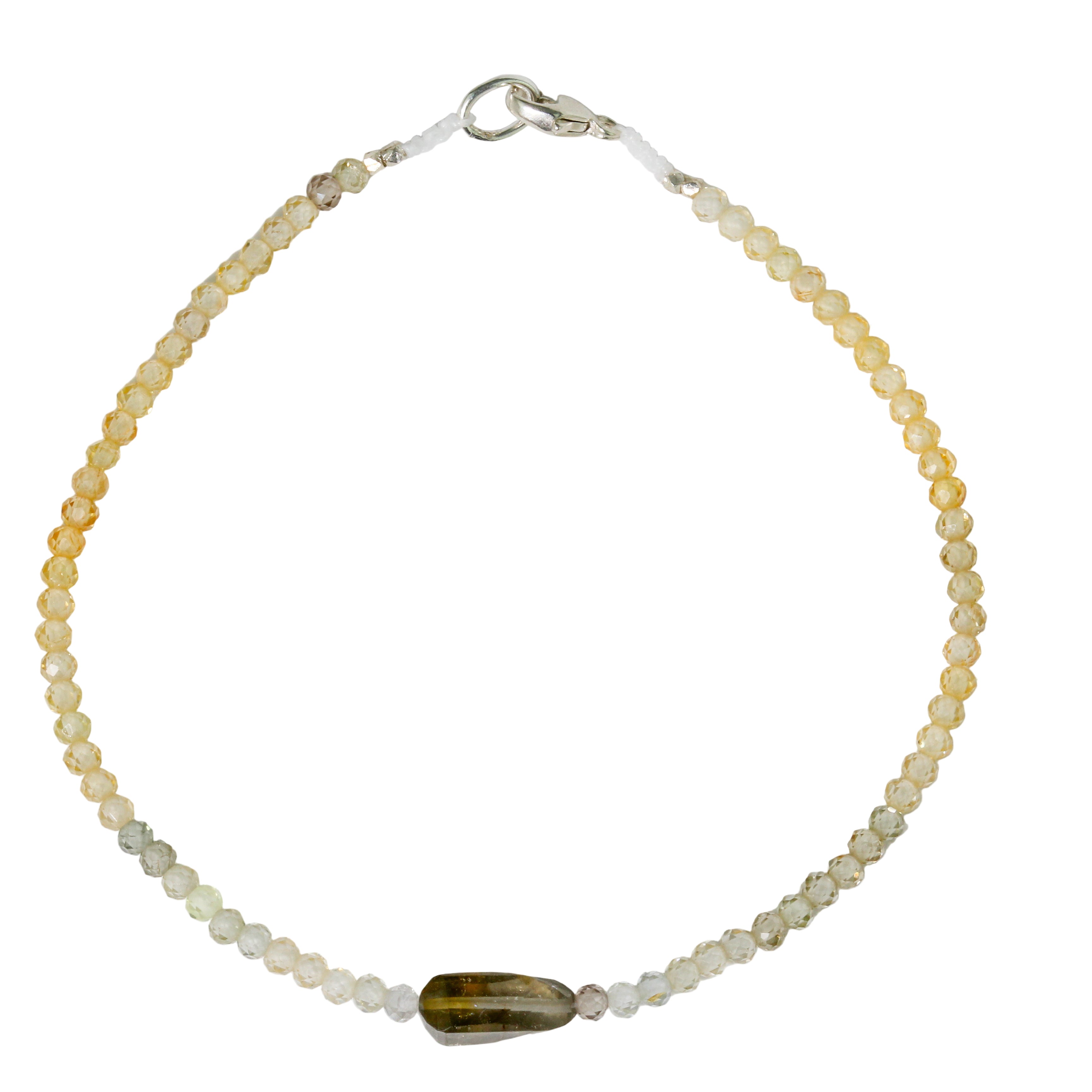 Zircon + Tourmaline Bracelet No. 14-Margaret Solow