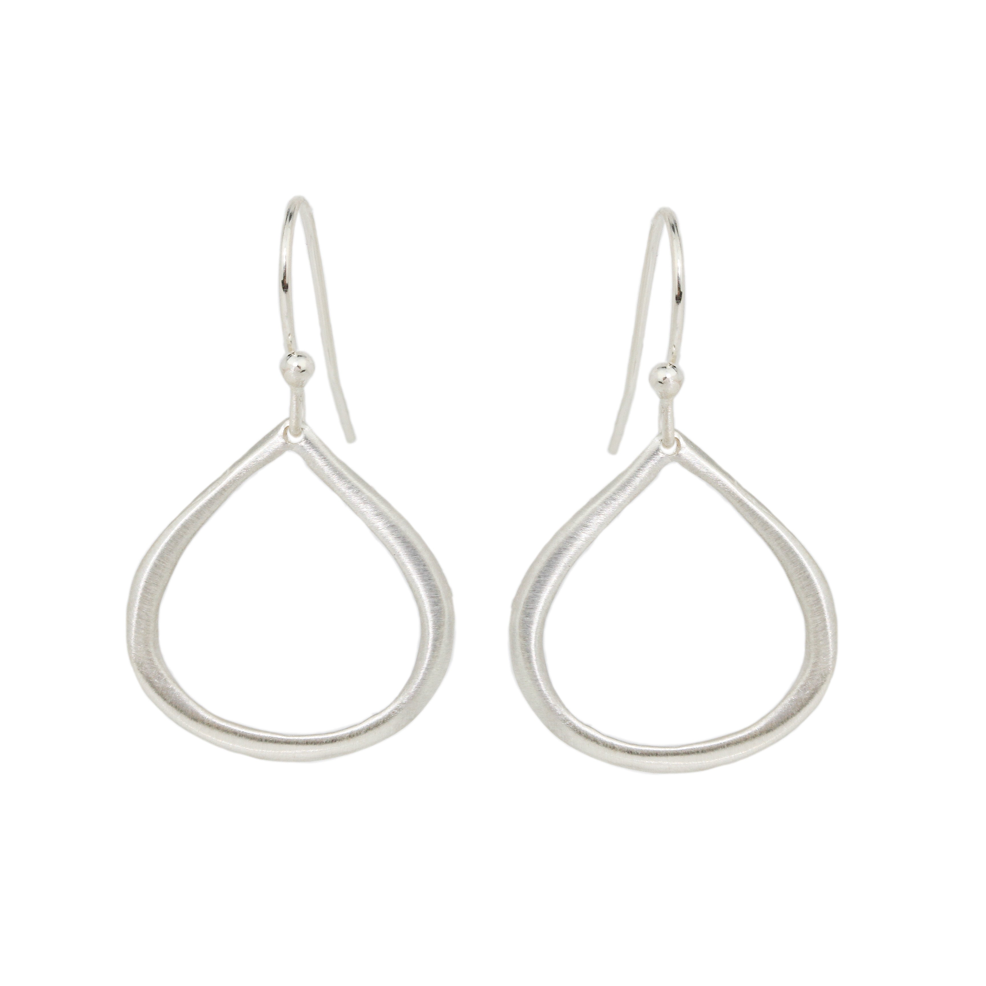 Small Open Teardrop Earrings