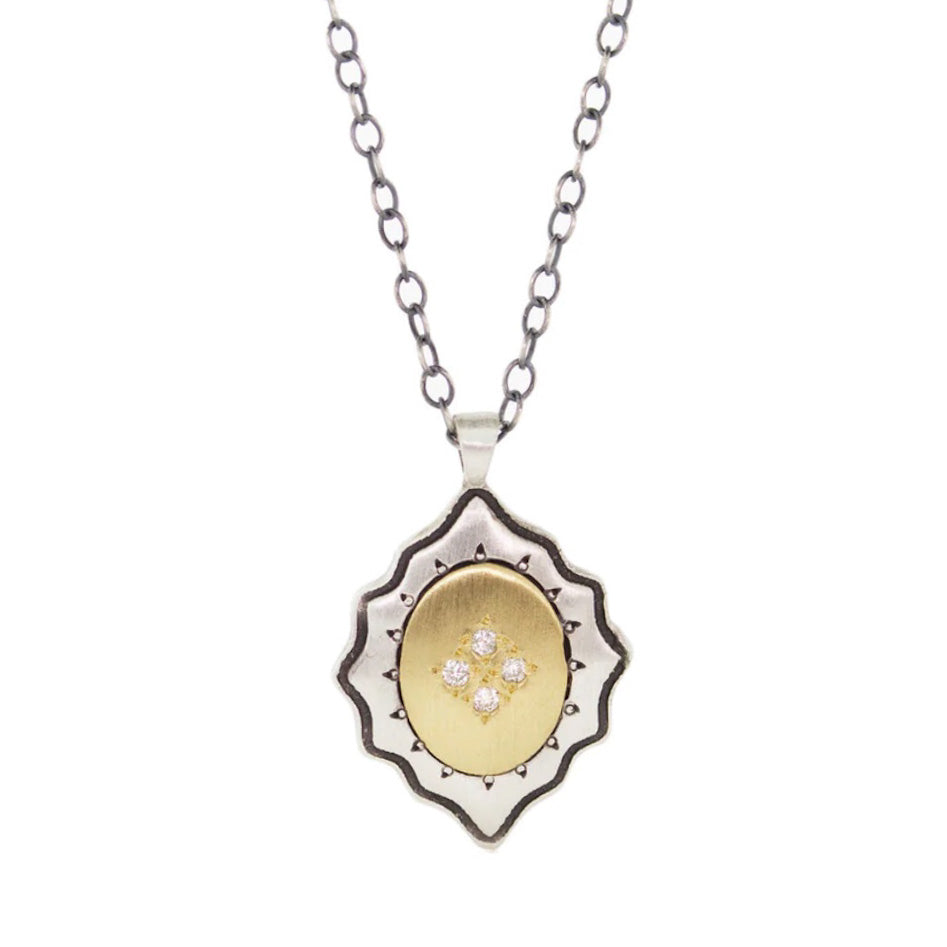 East + West Pendant Necklace