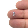 0.56ct | Salt &amp; Pepper Rose Cut Hexagon Shape Diamond-Modern Rustic Diamond