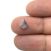 0.69ct | Salt &amp; Pepper Rose Cut Kite Shape Diamond-Modern Rustic Diamond