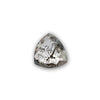 0.86ct | Salt &amp; Pepper Rose Cut Trillion Shape Diamond-Modern Rustic Diamond