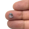 0.96ct | Salt &amp; Pepper Rose Cut Trillion Shape Diamond-Modern Rustic Diamond