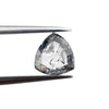 0.96ct | Salt &amp; Pepper Rose Cut Trillion Shape Diamond-Modern Rustic Diamond