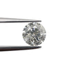 1.04ct | Salt &amp; Pepper Round Brilliant Diamond-Modern Rustic Diamond