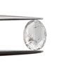 1.09ct | Salt &amp; Pepper Rose Cut Oval Shape Diamond-Modern Rustic Diamond