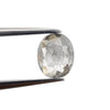 1.14ct | Salt &amp; Pepper Rose Cut Oval Shape Diamond-Modern Rustic Diamond