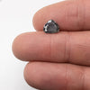 1.40ct | Salt &amp; Pepper Pear Shape Diamond-Modern Rustic Diamond