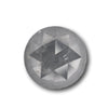1.43ct | Salt &amp; Pepper Round Rose Cut Diamond-Modern Rustic Diamond