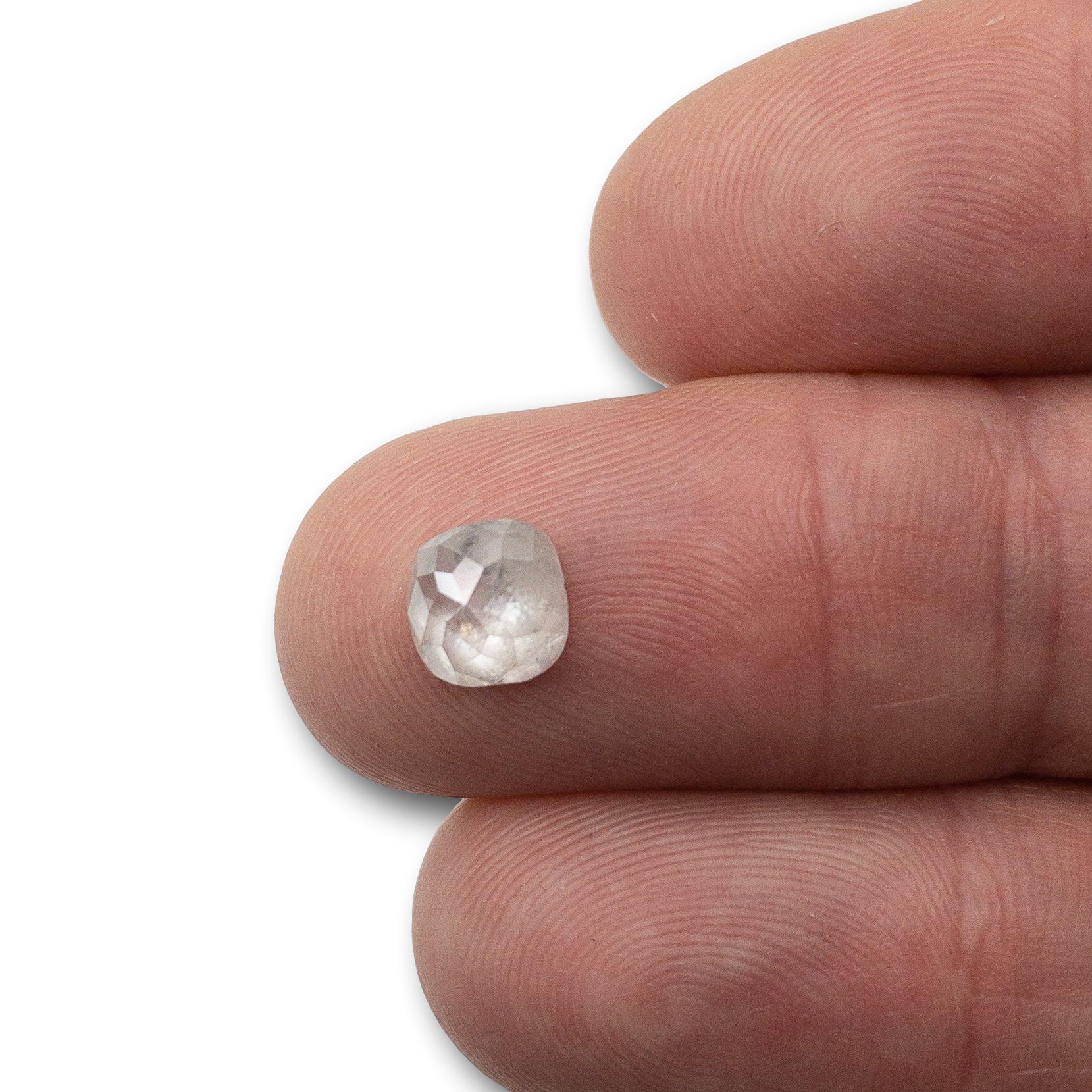 1.44ct | Opaque Cushion Shape Diamond-Modern Rustic Diamond