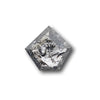 1.48ct | Salt &amp; Pepper Rose Cut Shield Shape Diamond-Modern Rustic Diamond